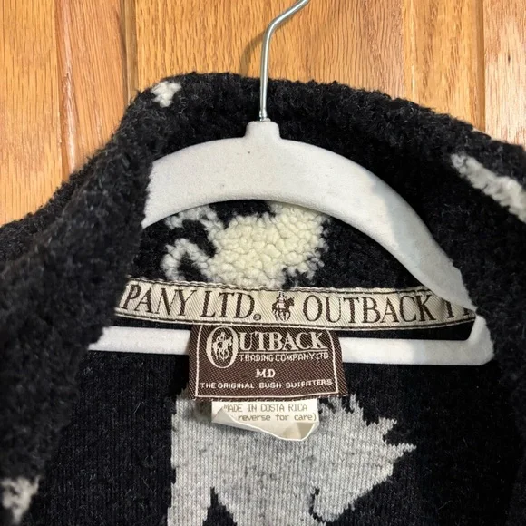Vintage Outback trading company running horses graphic fleece jacket - Picture 2 of 6